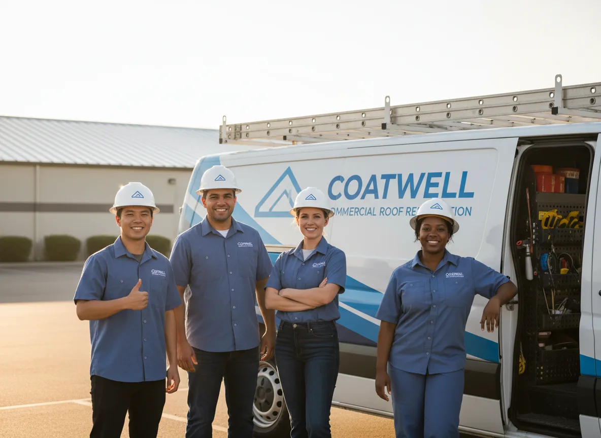 Commercial roof coating company in Elsie, MI